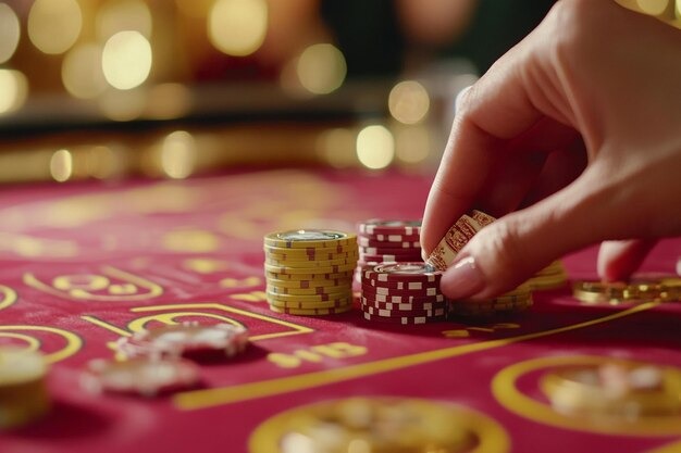 Betting grid and wheel view during active spin